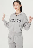 curetty (キュリティー)  C RHINESTONE HOODIE JUMPER 2_GREY