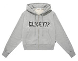 curetty (キュリティー)  C RHINESTONE HOODIE JUMPER 2_GREY