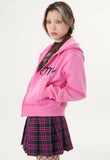 curetty (キュリティー) C RHINESTONE HOODIE JUMPER 2_PINK