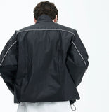 ラメルマメゾン (LA MER MA MAISON) PIPING ZIP-UP JACKET BLACK