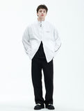 ラメルマメゾン (LA MER MA MAISON)  PIPING ZIP-UP JACKET WHITE