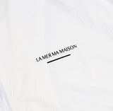 ラメルマメゾン (LA MER MA MAISON)  PIPING ZIP-UP JACKET WHITE