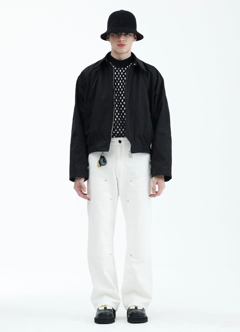 ラメルマメゾン (LA MER MA MAISON)  RAGLAN BLOUSON BLACK