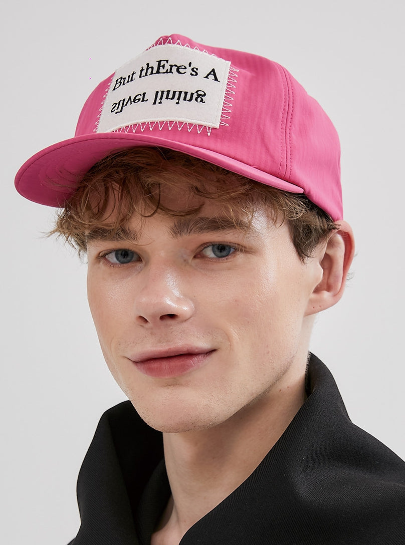 ◇ESC STUDIO◇ patch cap (3色) unisex イーエスシースタジオ(ESC STUDIO) patch cap(pink