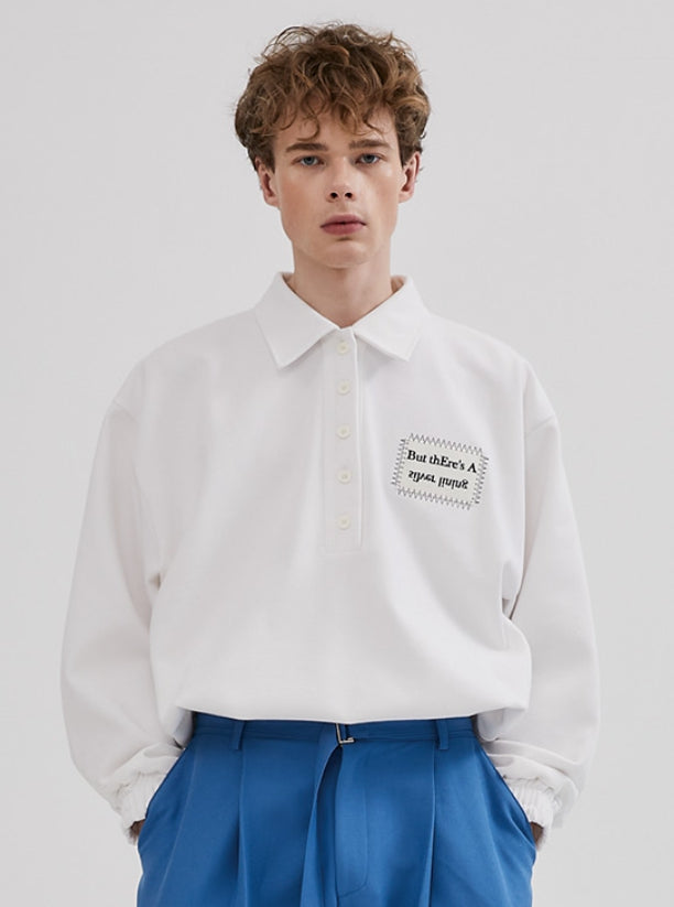 イーエスシースタジオ(ESC STUDIO) patch polo mtm(white)