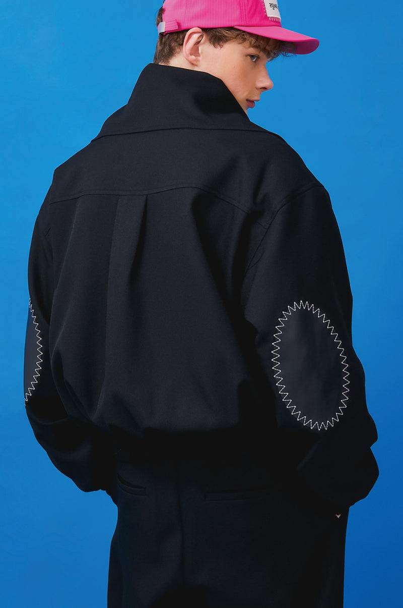 イーエスシースタジオ(ESC STUDIO) sailor collar jacket(black)