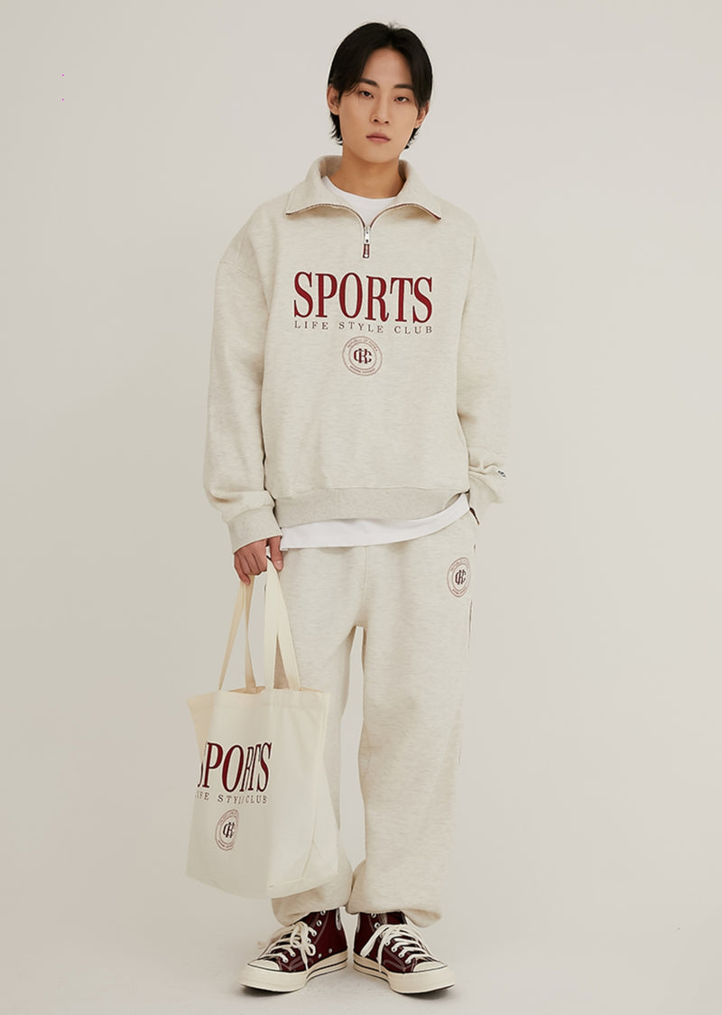 Crump (クランプ) SPORTS EMBLEM ZIP-UP COLLAR SWEATSHIRTS (CT0346-3)