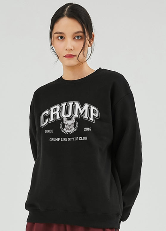 Crump (クランプ) FRENCH BULLDOG ARCH LOGO SWEATSHIRTS (CT0340)