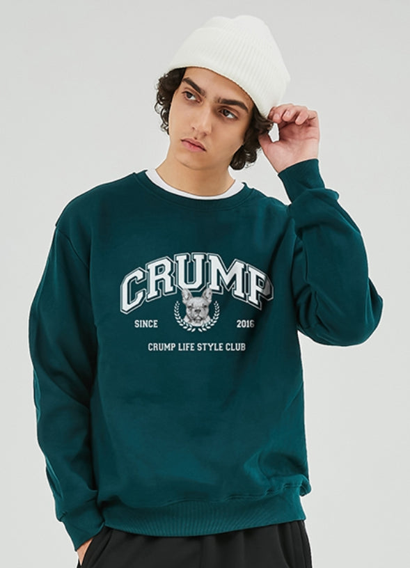 Crump (クランプ) FRENCH BULLDOG ARCH LOGO SWEATSHIRTS (CT0340-2)