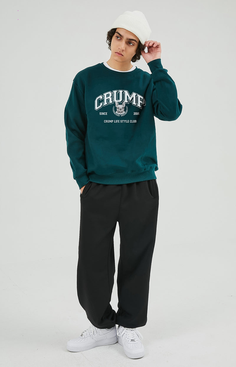 Crump (クランプ) FRENCH BULLDOG ARCH LOGO SWEATSHIRTS (CT0340-2)