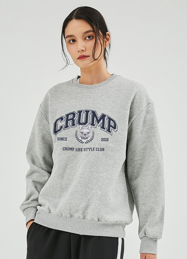 Crump (クランプ) FRENCH BULLDOG ARCH LOGO SWEATSHIRTS (CT0340-3)