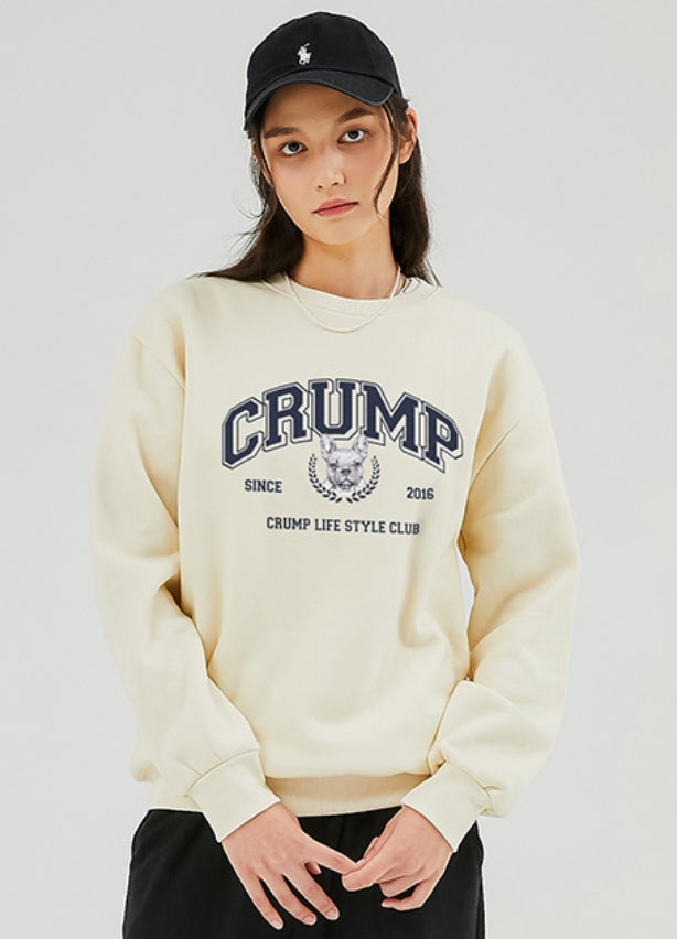 Crump (クランプ) FRENCH BULLDOG ARCH LOGO SWEATSHIRTS (CT0340-4)