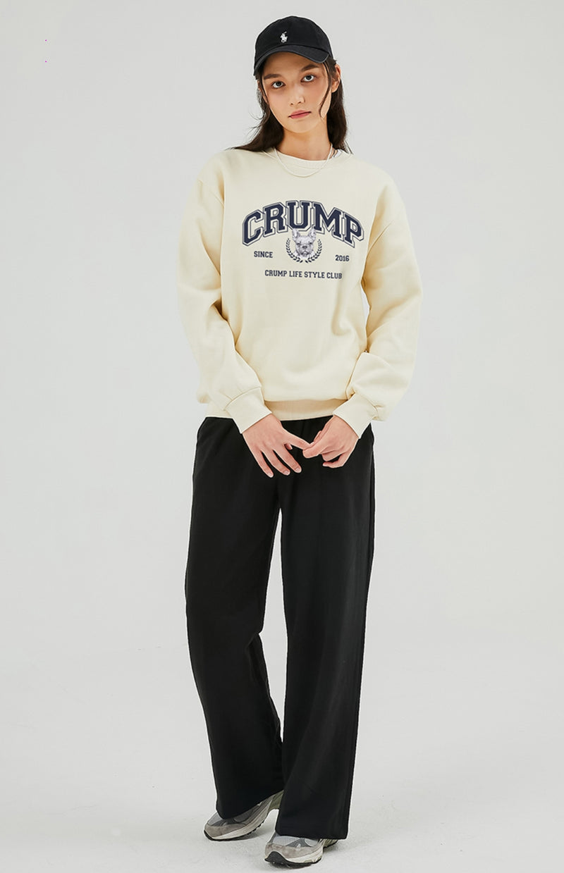 Crump (クランプ) FRENCH BULLDOG ARCH LOGO SWEATSHIRTS (CT0340-4)