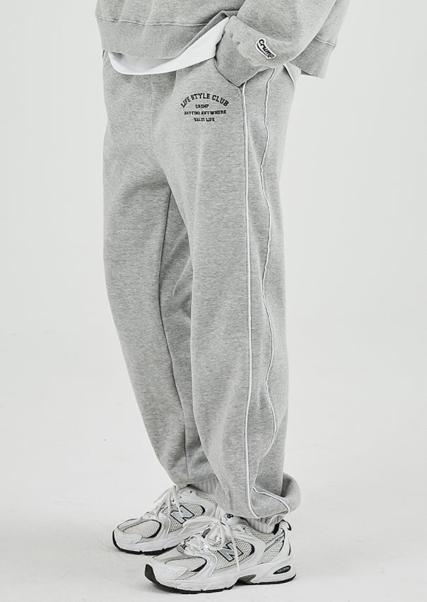 Crump (クランプ) SIDE PIPING JOGGER PANTS (CP0180-1)