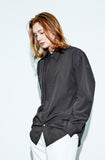 SSY(エスエスワイ) Chest Fan Relax Fit Nylon Shirt charcoal
