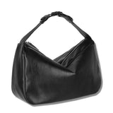 SSY(エスエスワイ) Crinkle Leather Width Cross Bag black