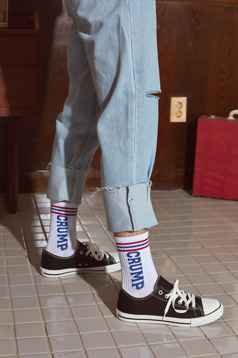 Crump (クランプ) Crump logo socks (CA0002-2)
