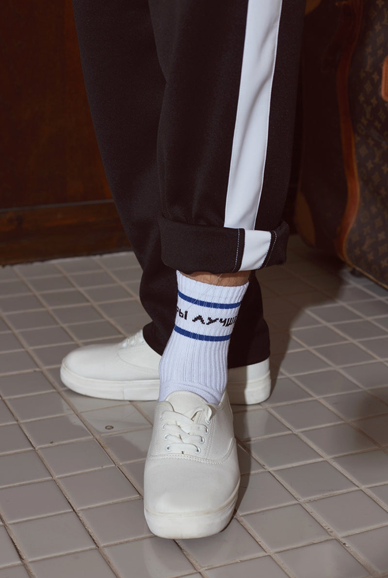 Crump (クランプ) Crump lettering socks (CA0003-2)