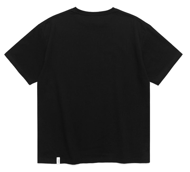 mahagrid (マハグリッド) VARSITY LOGO TEE [BLACK]
