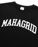 mahagrid (マハグリッド) VARSITY LOGO TEE [BLACK]