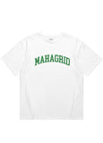 mahagrid (マハグリッド) VARSITY LOGO TEE [WHITE]
