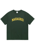 mahagrid (マハグリッド) VARSITY LOGO TEE [GREEN]