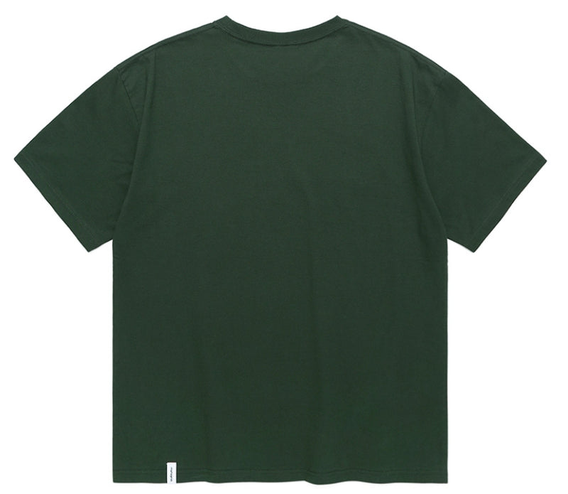 mahagrid (マハグリッド) VARSITY LOGO TEE [GREEN]