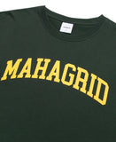 mahagrid (マハグリッド) VARSITY LOGO TEE [GREEN]