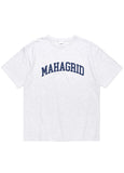 mahagrid (マハグリッド) VARSITY LOGO TEE [LIGHT GREY]