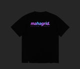 mahagrid (マハグリッド) RAINBOW REFLECTIVE LOGO TEE[BLACK]
