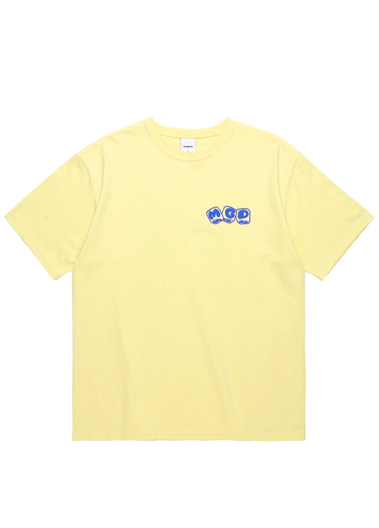 mahagrid (マハグリッド) MGD DICE TEE [YELLOW]