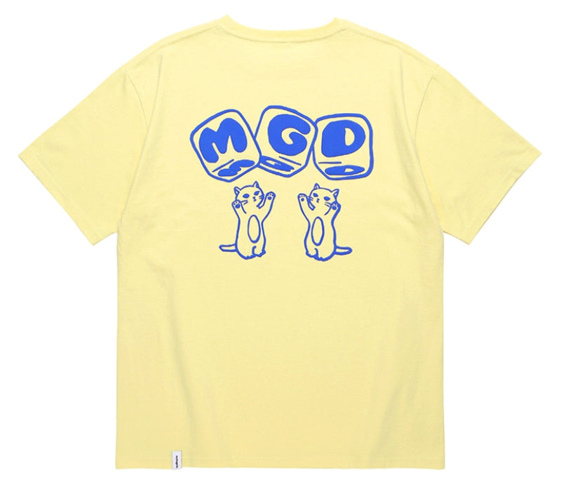 mahagrid (マハグリッド) MGD DICE TEE [YELLOW]