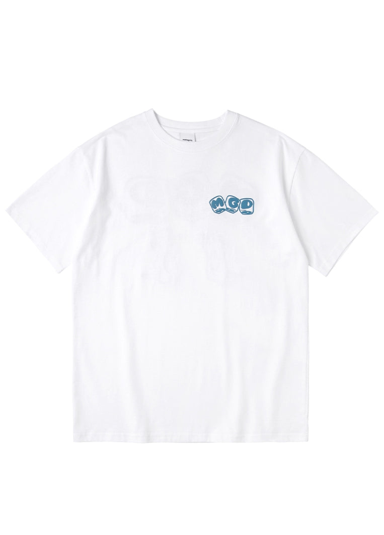mahagrid (マハグリッド) MGD DICE TEE[WHITE]