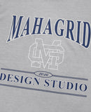 mahagrid (マハグリッド) UNIVERSITY PIGMENT TEE [LIGHT GREY]