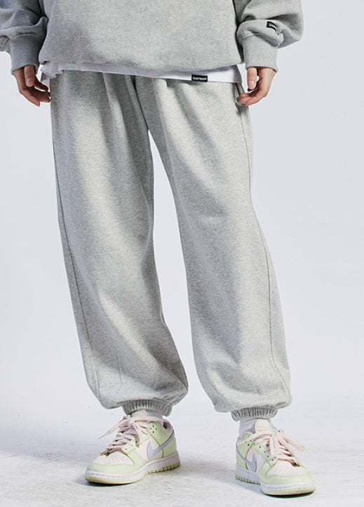 セイントペイン(SAINTPAIN) SP VRTN LOGO TWO TUCK SWEAT PANTS-MELANGE GRAY