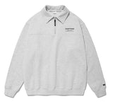 セイントペイン(SAINTPAIN) SP VRTN COLLAR HALF ZIP UP-MELANGE GRAY