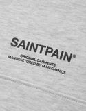 セイントペイン(SAINTPAIN) SP VRTN COLLAR HALF ZIP UP-MELANGE GRAY