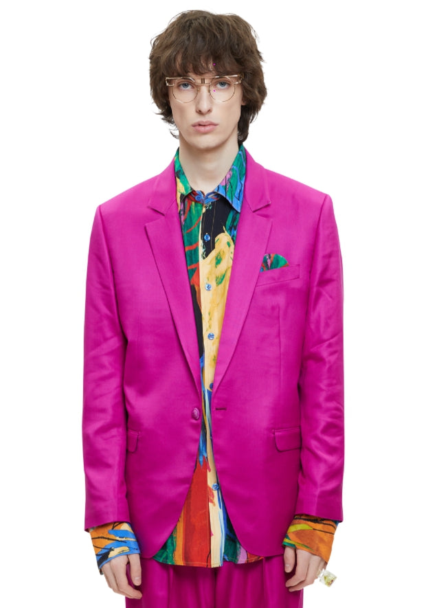 レイブレス(LABELESS) PURPLE TAILORED JACKET