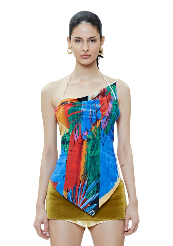 レイブレス(LABELESS) BACK STRAP TOP