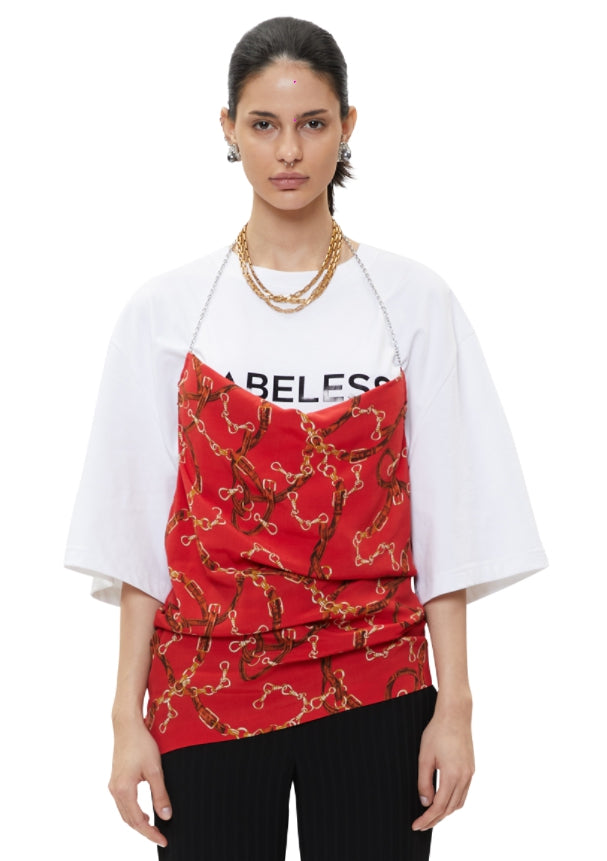 レイブレス(LABELESS) SHIRRING BREAST BLOUSE