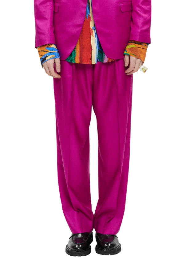 レイブレス(LABELESS) PURPLE TAILORED PANTS