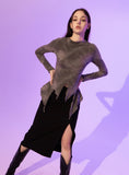 BABLETWO  (ビーエーブルトゥー) Sofi Wool Skirt (BLACK)