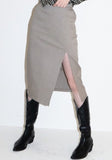 BABLETWO  (ビーエーブルトゥー)  Sofi Wool Skirt (BEIGE)
