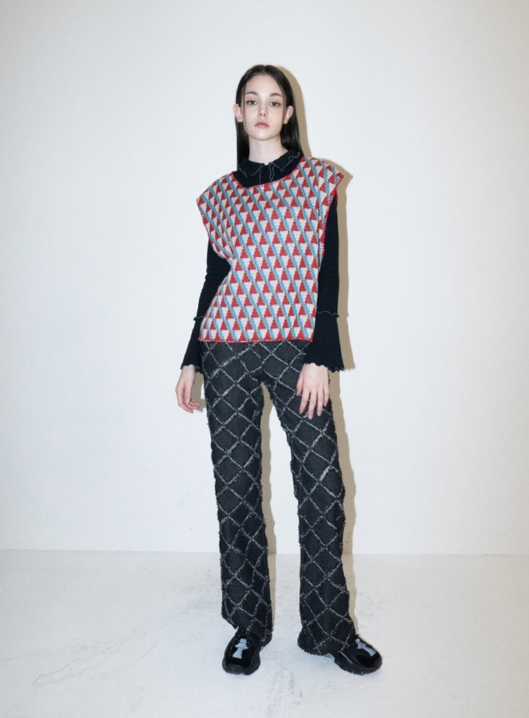 BABLETWO  (ビーエーブルトゥー)  Fantasia Denim Pants (BLACK)