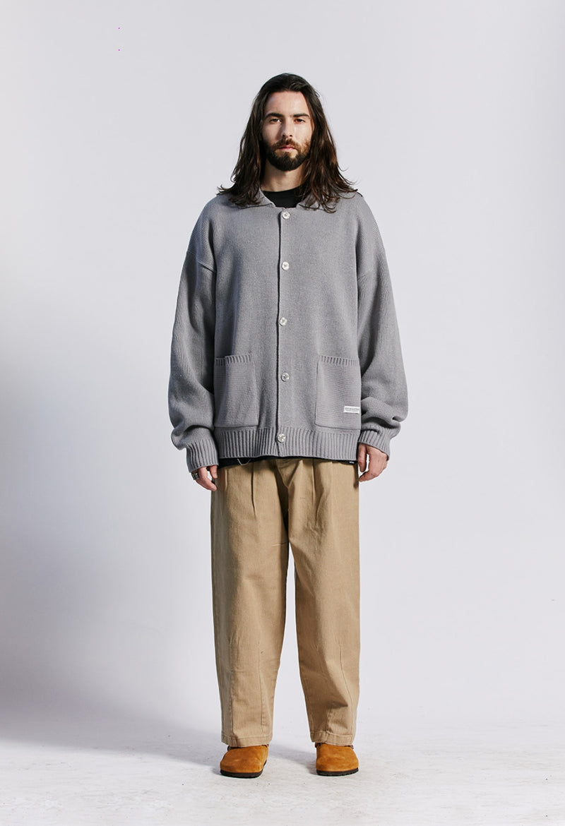セイントペイン(SAINTPAIN) SP LOOSE FIT BUTTON CARDIGAN-GRAY