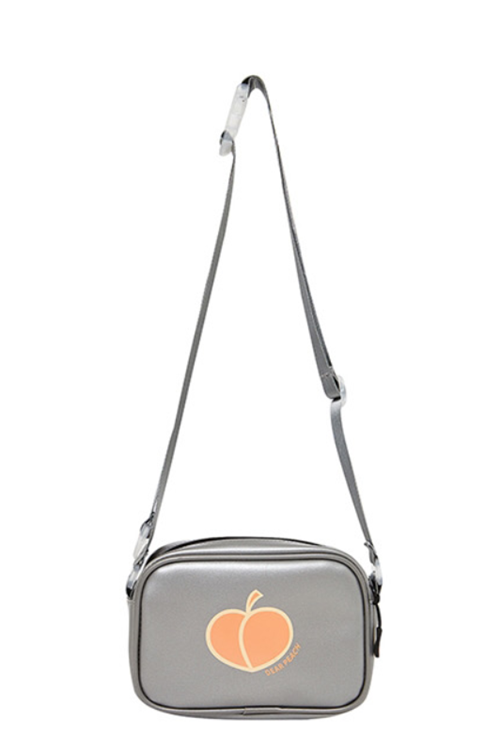 BABLETWO  (ビーエーブルトゥー) Peach Mini Bag (SILVER)