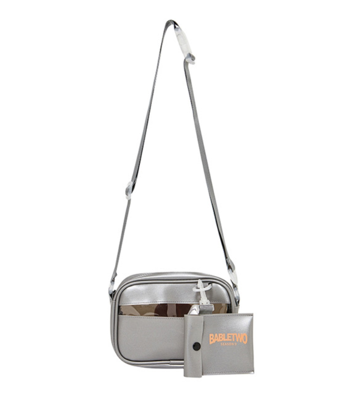 BABLETWO  (ビーエーブルトゥー) Peach Mini Bag (SILVER)