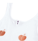 BABLETWO  (ビーエーブルトゥー)   Double Peach Top (WHITE)