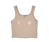 BABLETWO  (ビーエーブルトゥー)     Double Peach Top (BEIGE)