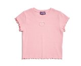 BABLETWO  (ビーエーブルトゥー)      Punching Peach T-shirts (PINK)
